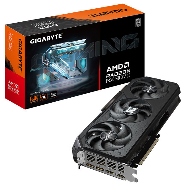 Gigabyte Radeon RX 9070 GAMING OC 16GB GDDR6