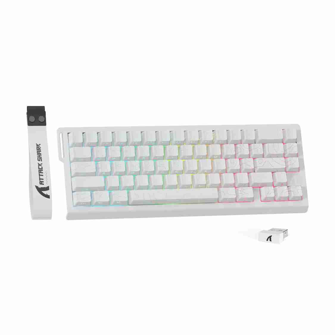 ATTACK SHARK X68 Pro HE White (Magnetic Switch) ATTACK SHARK X68 Pro HE White (Magnetic Switch)
