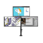 Support Ecran Pc Pour 3 Moniteurs De 15″ à 33″ Z033