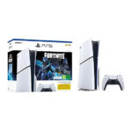 PlayStation 5 Slim – Bundle Fortnite Cobalt Star avec accessoires et contenus exclusifs (édition disque, 1 To SSD)