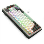 Redragon K708 Pro LCD Wireless Mechanical Keyboard (White Green)