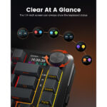 Redragon K708 Pro LCD Wireless Mechanical Keyboard (Gradient Gray)