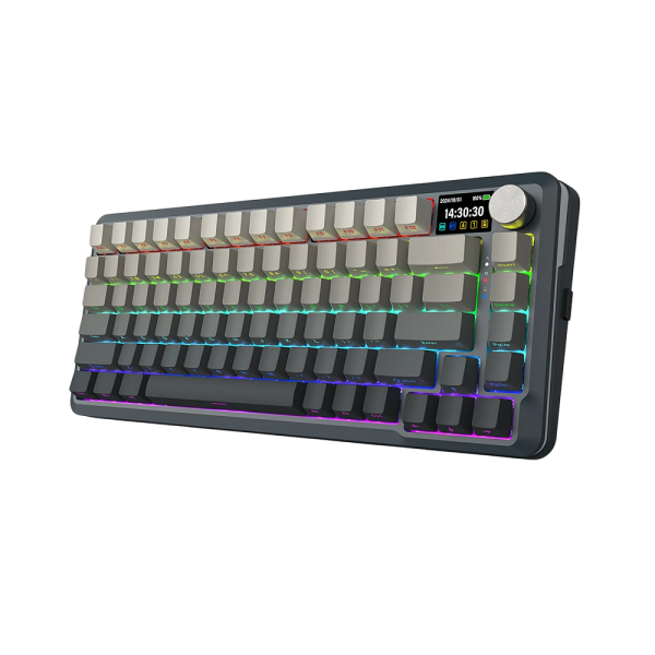 Redragon K708 Pro LCD Wireless Mechanical Keyboard (Gradient Gray)