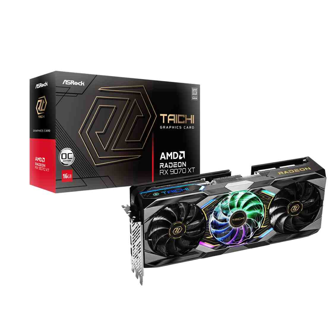 ASRock Radeon RX 9070 XT Taichi 16GB OC ASRock Radeon RX 9070 XT Taichi 16GB OC