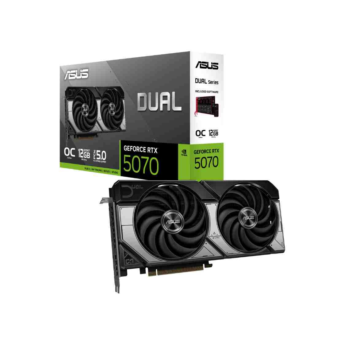 ASUS Dual GeForce RTX 5070 OC 12GB GDDR7 ASUS Dual GeForce RTX 5070 OC 12GB GDDR7