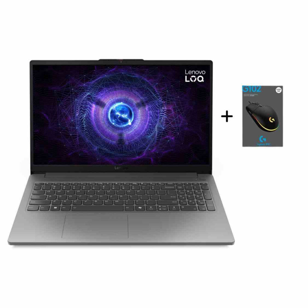 Lenovo LOQ 15IAX9E 15.6″ – Intel i5-12450HX / 16GB DDR5 / 512GB SSD / RTX 2050 / 144Hz IPS FHD