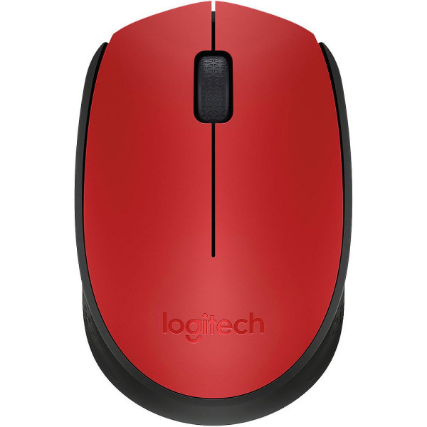 Logitech M171 Wireless Mouse (Red)