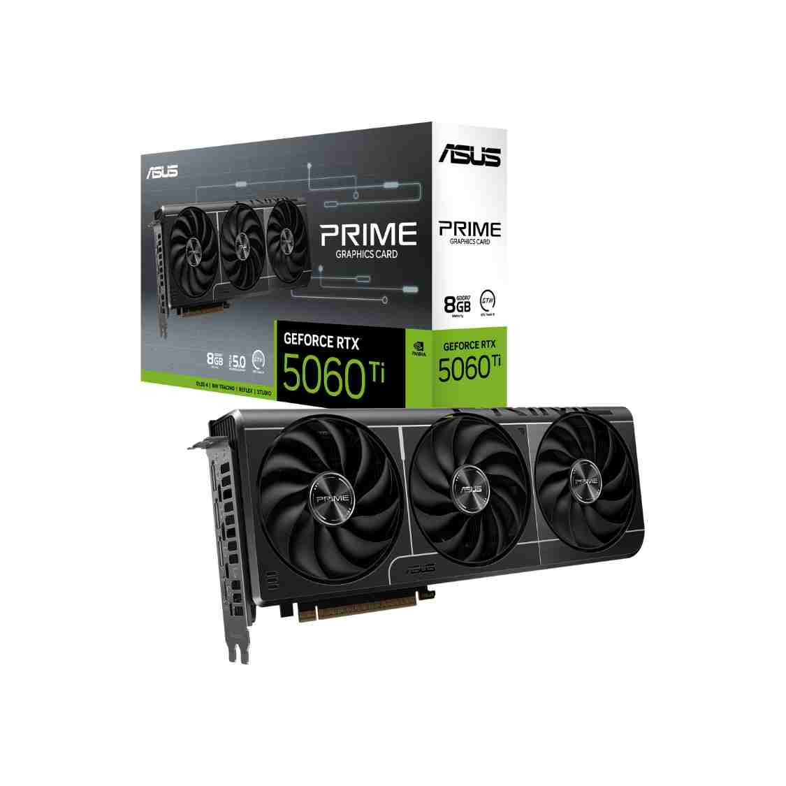ASUS PRIME GeForce RTX 5060 Ti 8GB GDDR7 ASUS PRIME GeForce RTX 5060 Ti 8GB GDDR7
