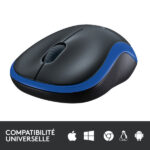 Logitech Wireless Mouse M185 (Blue)