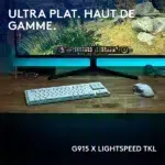 Logitech G G915X TKL Lightspeed Blanc (Version Tactile) – Image 3