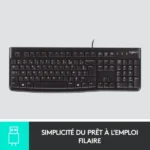 Logitech Keyboard K120 AZERTY – Image 2