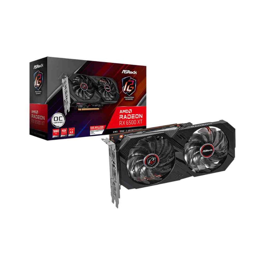 ASRock Radeon RX 6500 XT 4GB GDDR6 OC