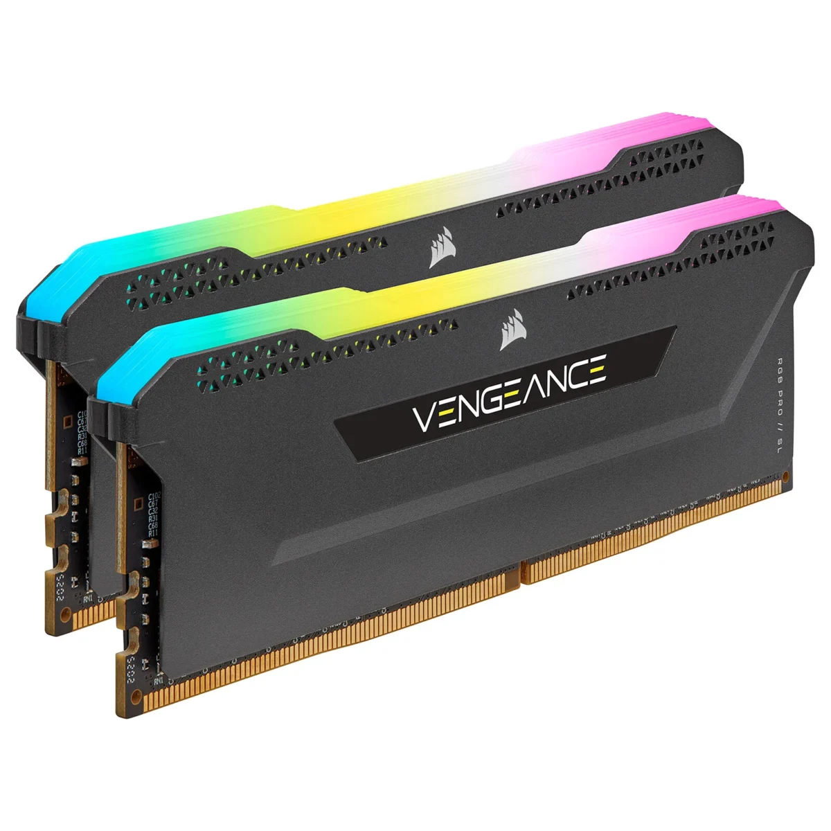 Corsair Vengeance RGB PRO SL – 32 Go (2×16 Go) DDR4 3600 MHz – Black ...