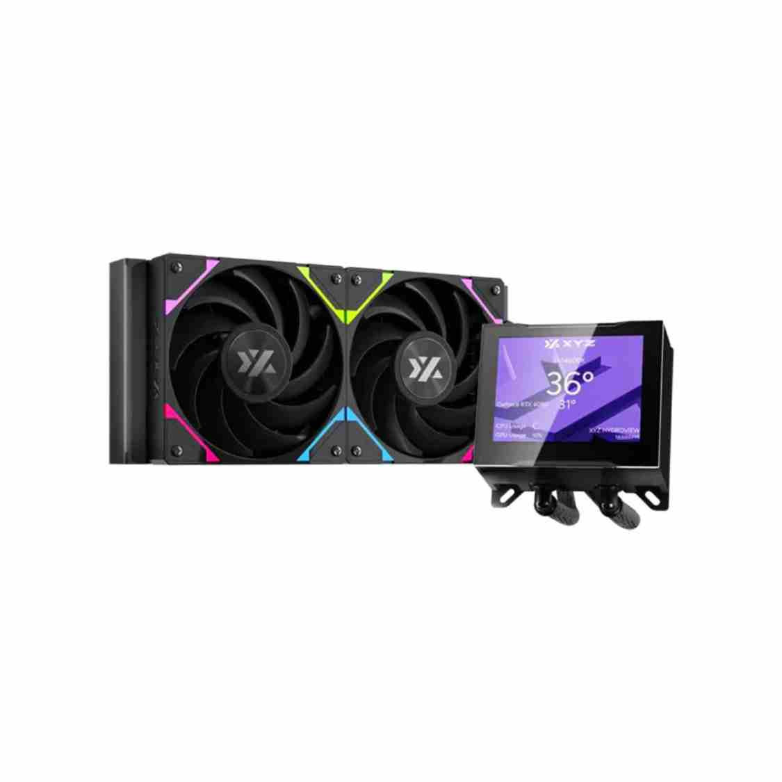 XYZ HYDROVIEW 240 AIO RGB Noir XYZ HYDROVIEW 240 AIO RGB Noir