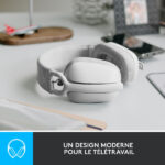 Logitech Zone Vibe 100 (Blanc) – Image 3