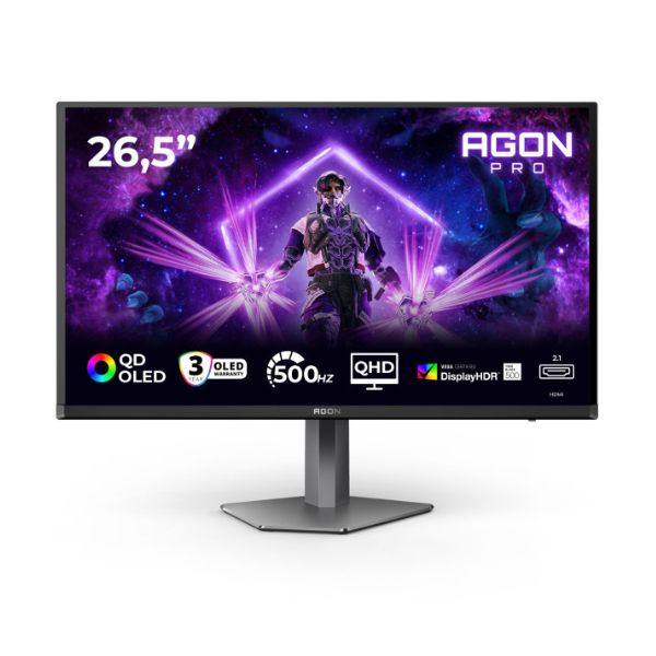 AOC AGON PRO AG276QKD2 26.5" OLED 500Hz 0.03ms 2.5K