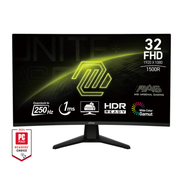 MSI MAG 32C6X 32" 250Hz Curved MSI MAG 32C6X 32" 250Hz Curved